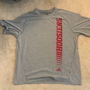 Indiana Hoosiers IU Adidas Climalite Shirt